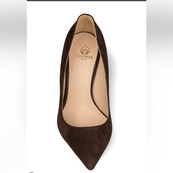BROTHER VELLIES SUEDE NUDE PUMP IN LIGHT BROWN SIZE 7 - Picture 3 of 8